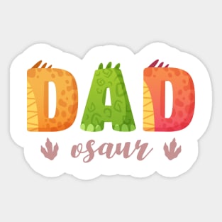 dadsaurus Matching Family Funny Dinosaur Gift For Women Mother day Sticker